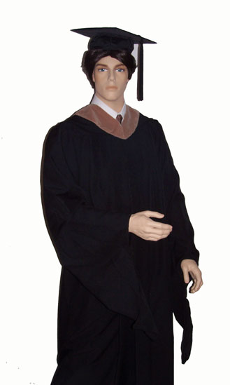 master's cap and gown